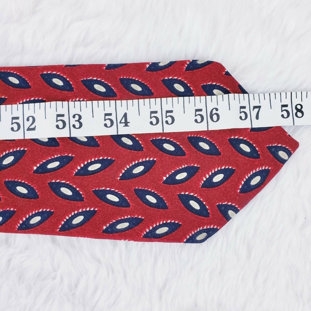 Polo by Ralph Lauren Ovals 100% Silk Neck Tie - Picture 2 of 5